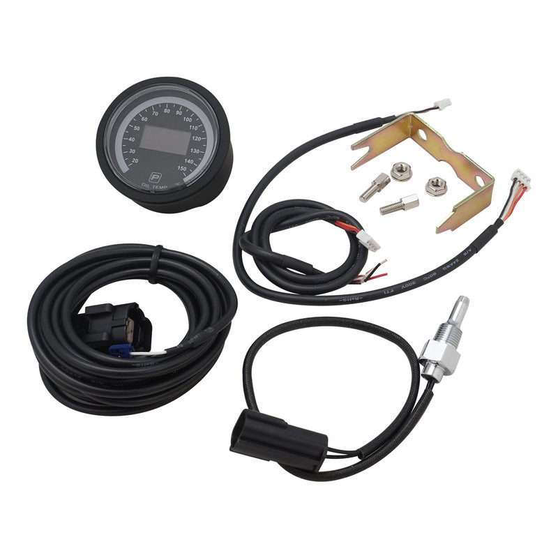 Proflow Pro Series Digital, Electrical Oil Temperature Gauge, 52mm, 20-150C, w/Sensor, LED Backlight