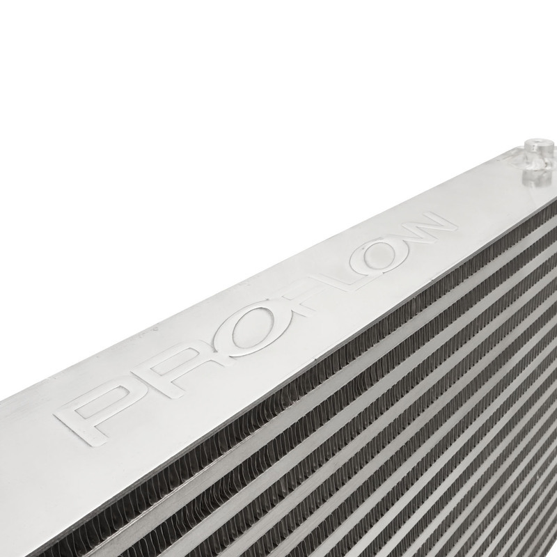 Proflow Intercooler Race Series, Aluminium Universal Bar and Plate 600 x 300 x 100mm 3in. Outlets, Natural
