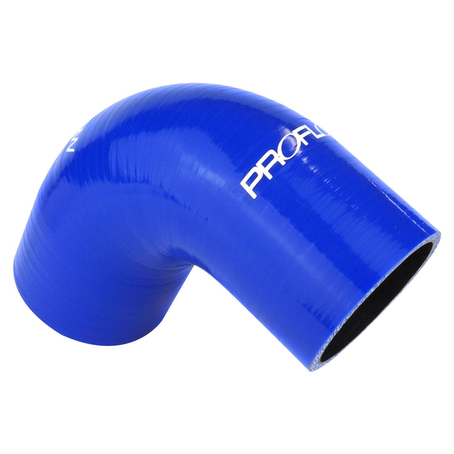 Proflow Hose Tubing Air intake, Silicone, Reducer, 2.25in. - 2.50in. 90 Degree Elbow, Blue