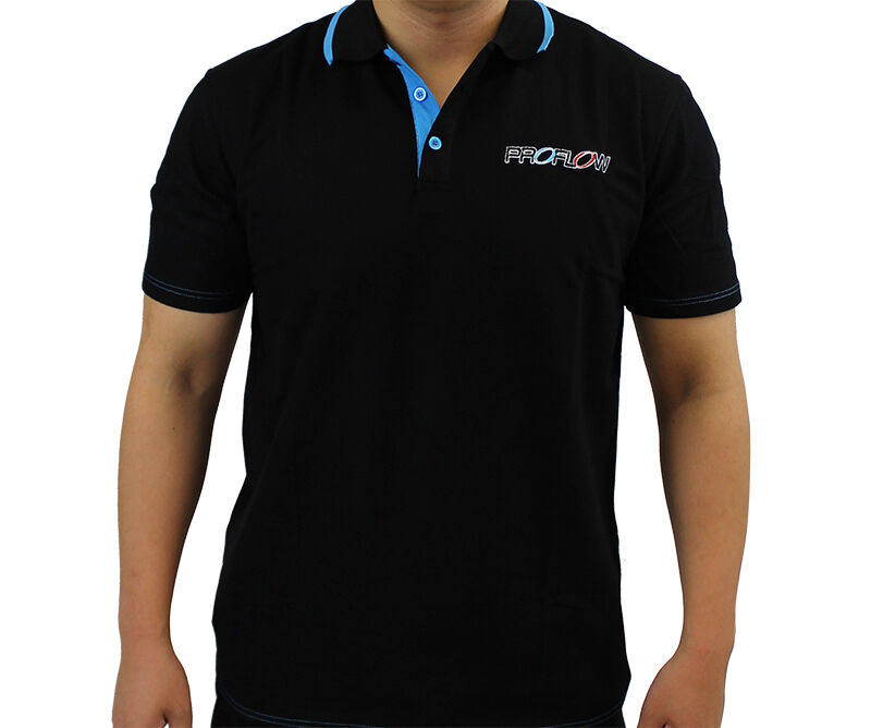 PROFLOW CORPERATE POLO BLACK/BLUE