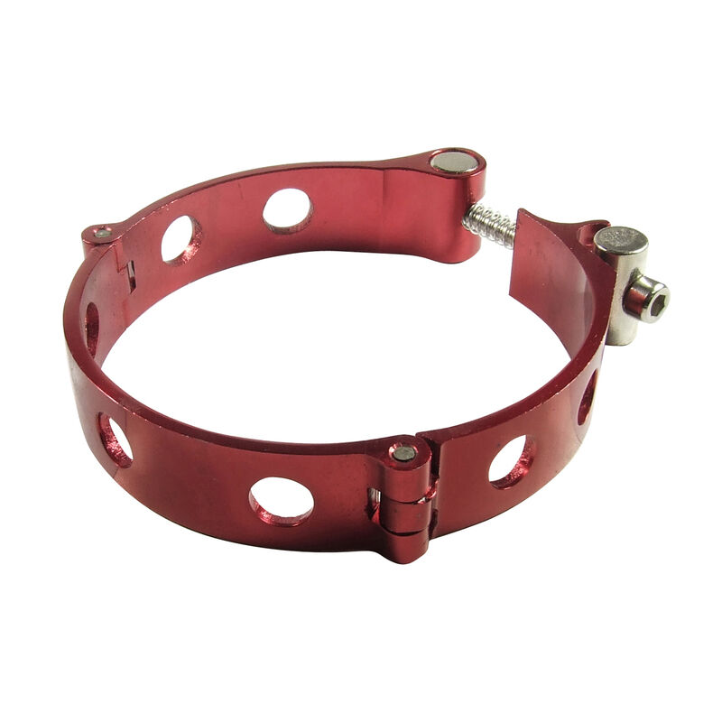 Aluminium Silicone Hose Piping Clamp 2.5' Red