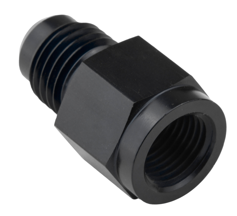 Proflow Female Adaptor 1/8in. NPT Straight To Male -03AN, Black