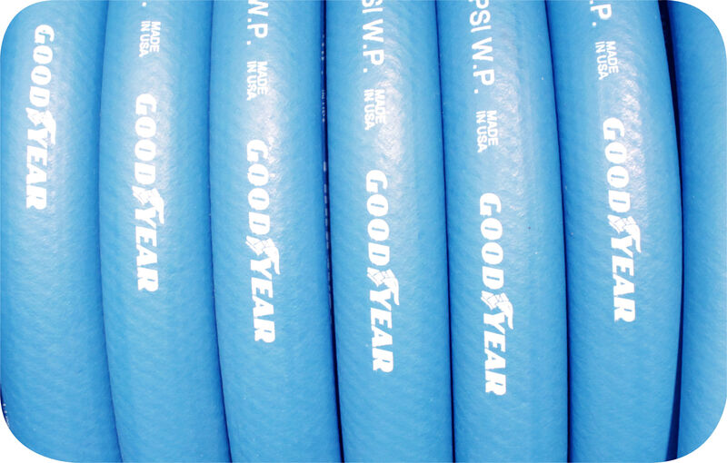 BLUE PUSH ON RUBBER FUEL HOSE -12 PER MT (3/4') GOODYEAR