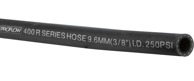 Proflow Black Push Lock Hose -06AN (3/8 in.) 10 Metre Length