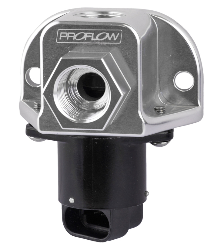 Proflow Adapter, Aluminium GM Idle Air Control LS Chev For Holden, Silver