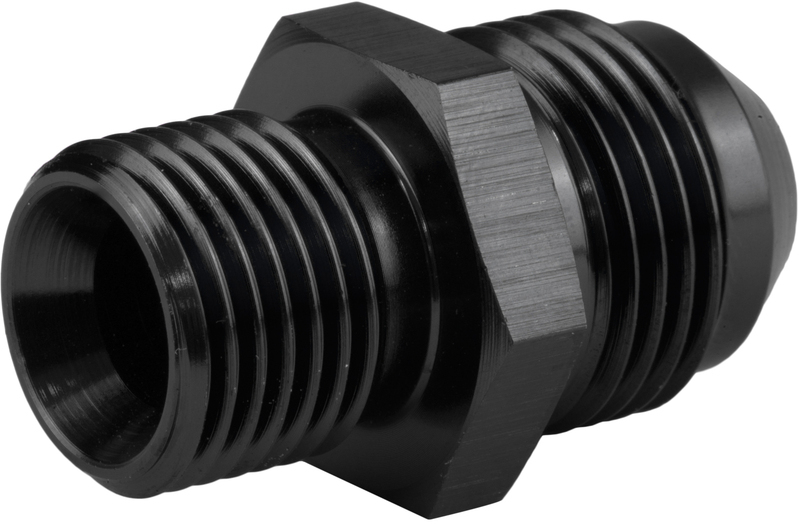 Proflow Fitting Adaptor Male 16mm x 1.50mm To Fitting Adaptor Male -08AN, Black