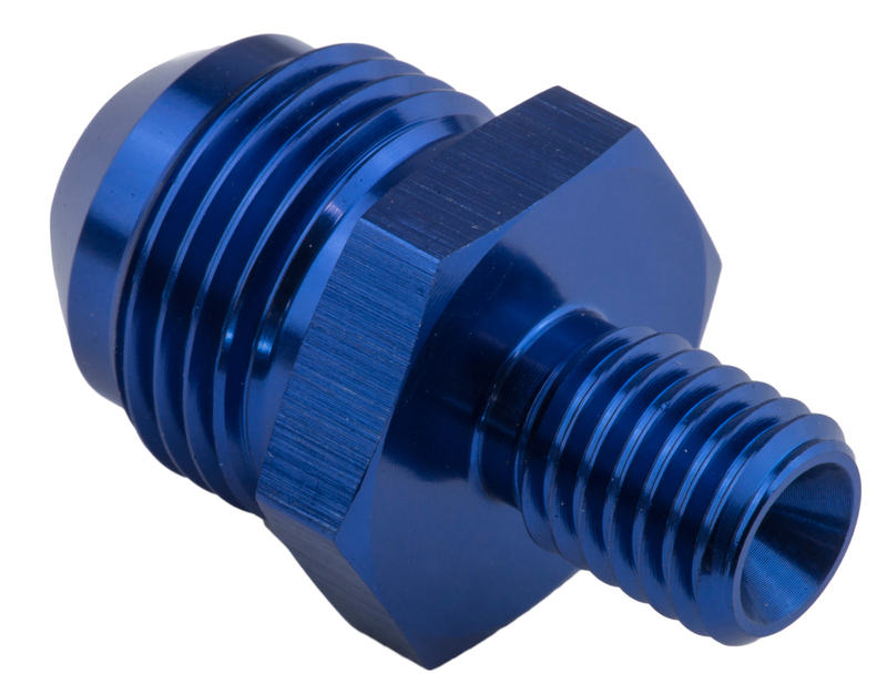 Proflow Fitting Adaptor Male 10mm x 1.50mm To Fitting Adaptor Male -08AN, Blue