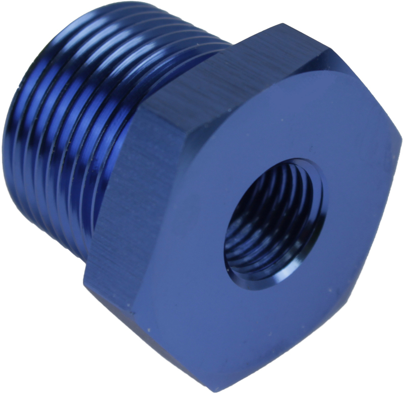 Proflow Fitting NPT Pipe Reducer 1/2in. To 1/8in., Blue