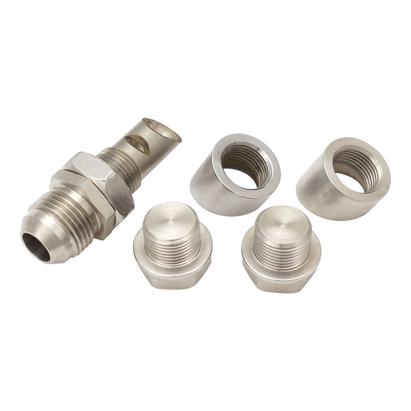 Proflow Exhaust Vac Scavenger Kit, Vac-U-Pan, Stainless Steel, Weld In Fitting AN10 with Bung, Universal, Kit