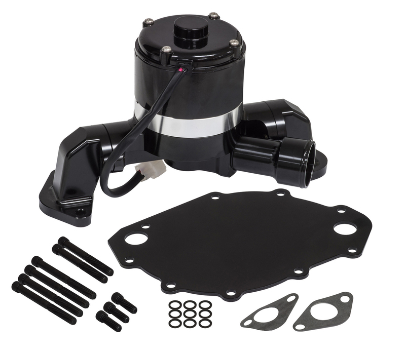 Proflow Water Pump, Electric, Aluminium, Black, 132 LPM/35 GPM at 12 Volts, BB For Ford 429-460, Each