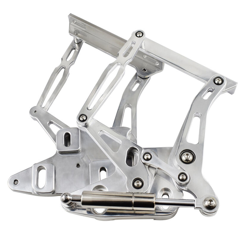 Ford XR XT XW XY Falcon Hinge Billet Aluminium Polished Set