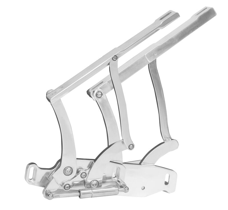 Camaro Bonnet Hinge Billet Aluminium 67-69 Polished Set