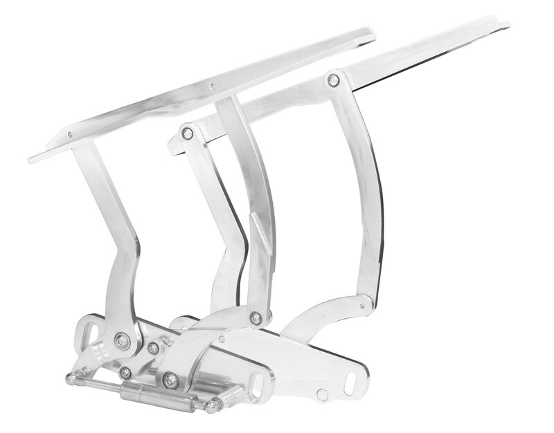 Camaro Bonnet Hinge Billet Aluminium 70-81 Polished Set