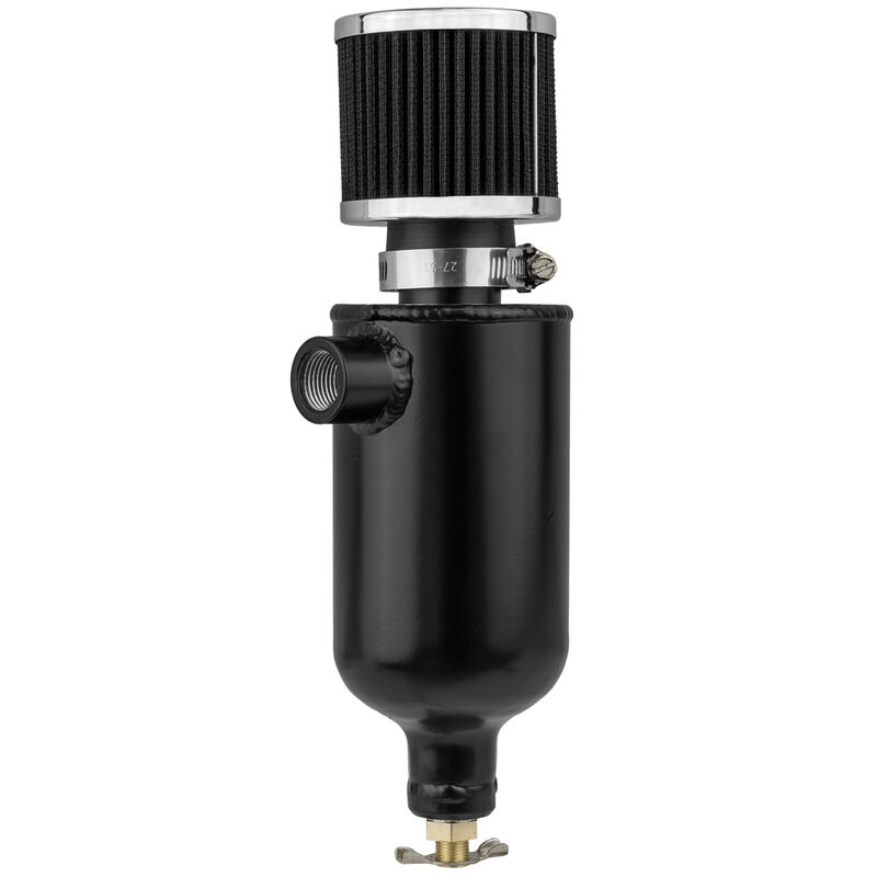 Pro Oil Catch Tank 0.75L w/Breather 1/2" NPT Female Black