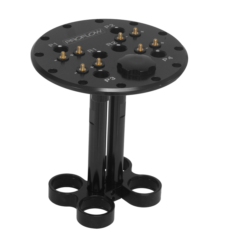 Fuel Cell Pump Carrier Black For 4 x 39mm Pumps