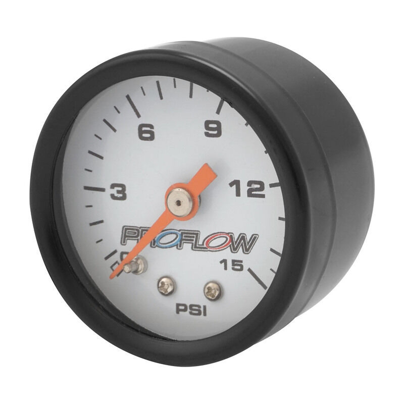 Fuel Pressure Gauge 0-15PSI Black