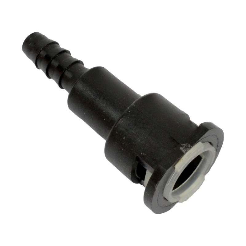 Proflow Fuel Line Connectors, Nylon 1/4in. Female QR Straight To 5/16in. (8mm) Barb, Each