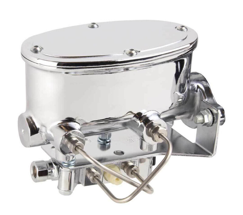 Master Cylinder, Aluminum, Polished, 1.000 in. Bore, Dual Bowl, Disc/Disc with Proportioning Valve Kit