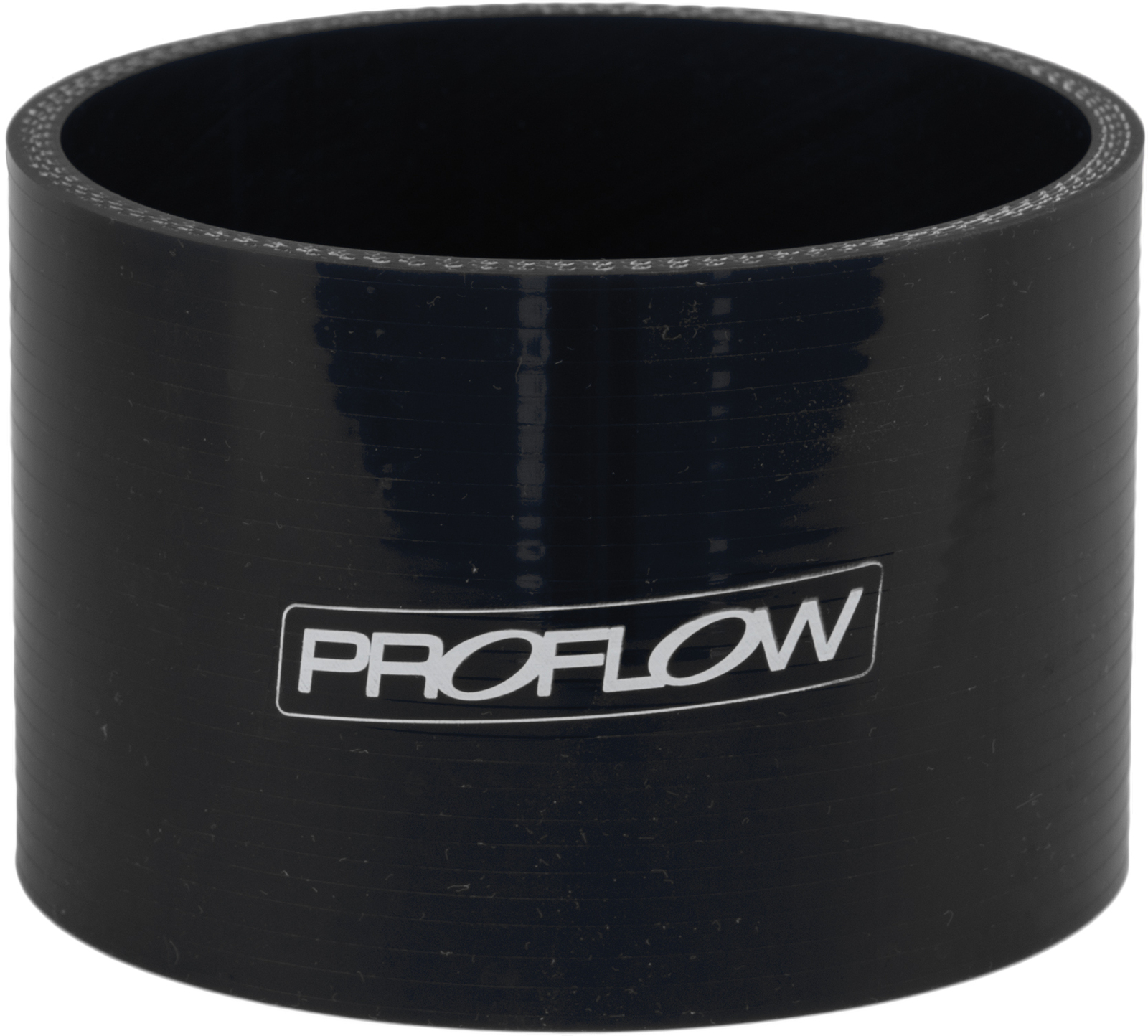 Proflow Hose Tubing Air intake, Silicone, Straight, 1.25'', Black