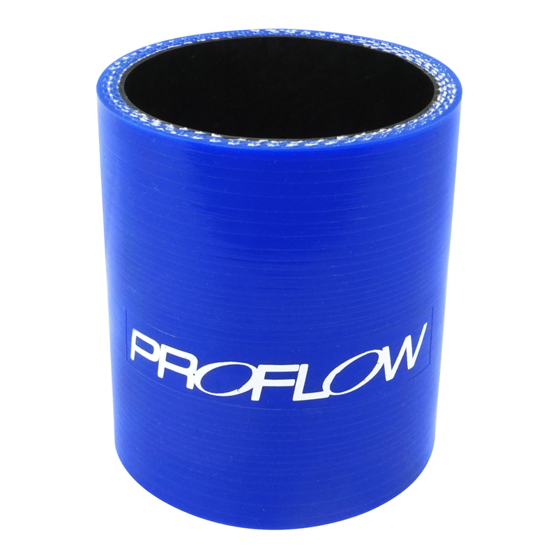 Proflow Hose Tubing Air intake, Silicone, Straight, 4.00'', Blue