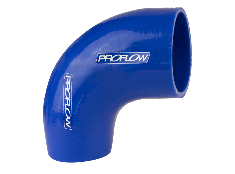 Proflow Hose Tubing Air intake, Silicone, Reducer, 2.00in. - 3.00in. 90 Degree Elbow, Blue