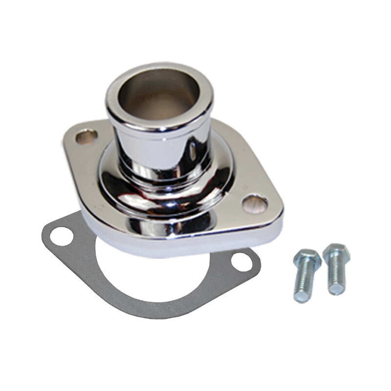 Aluminium Water Neck, Mopar 273-440 Gasket Style Chrome 