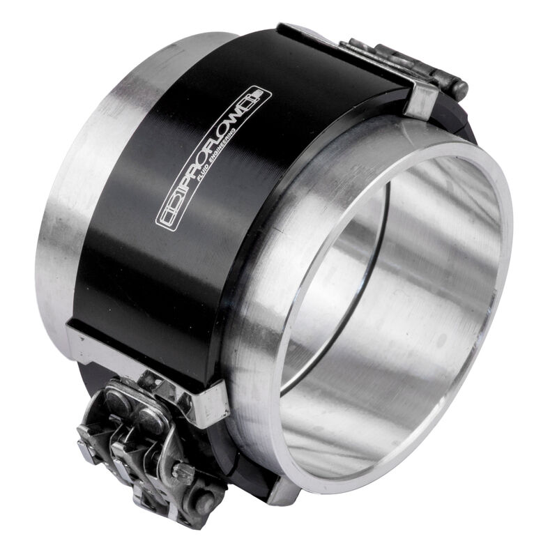 Clamshell Coupling Weld In 2.0" Black