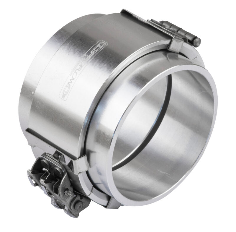 Clamshell Coupling Weld In 3.0" Silver