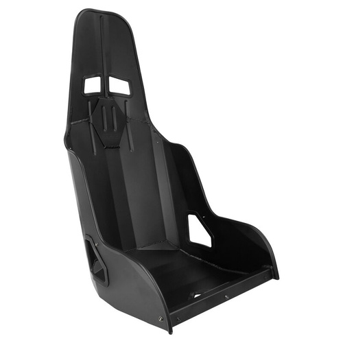 Proflow Aluminium Race Bucket Seat, 16 in. (406mm) Hip Width, Highback, Black Finish