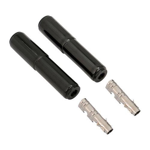 Proflow SuperMax Wire, Straight Ceramic Spark Plug Boot and Terminal, 2 Boots, 2 Terminals, Pair