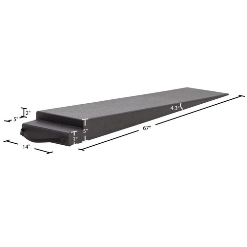 Proflow Pro Ramp, Ramps, 2-piece, 10.8 Degree, 10 in. Tall, Pair