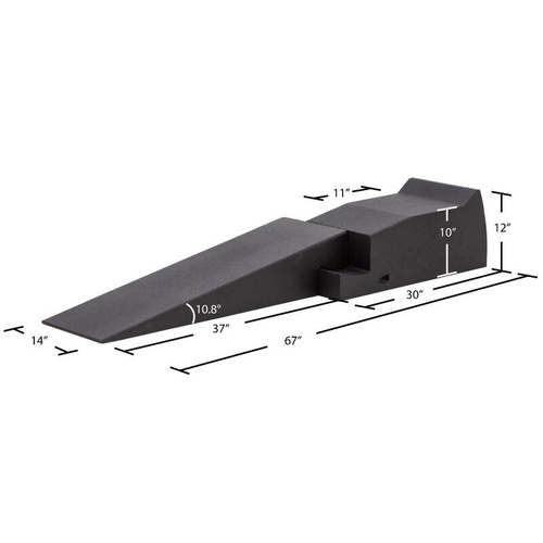Proflow Pro Ramp, Race Ramps, Ramps, 2-piece, 10.8 Degree, 10 in. Tall, Pair