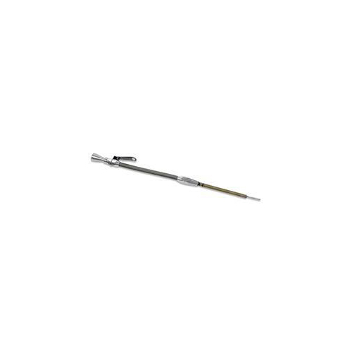 Proflow Dipstick with Tube, Engine, Braided Stainless Steel/Aluminium, For Chevrolet, Small Block, 1980-Up, Each