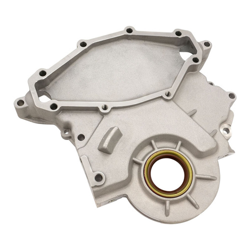 Proflow Timing Cover Kit Aluminium, Holden Commodore V8 253/308 And 304 EFI, Cast Aluminium, Natural