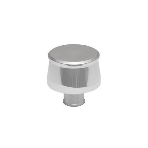 Proflow Breather Cap, Push-In Smooth ,Polished Aluminum