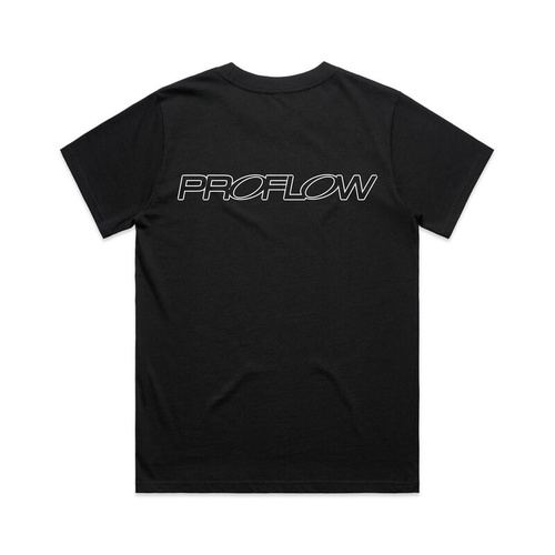 Proflow Logo Womens T-Shirt, Black