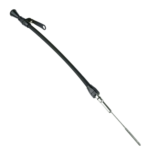 Proflow Engine Dipstick, Braided Stainless Steel Black, For Holden Commodore LS 5.7/6.0L, Fits Into RH Side Block, Billet Handle