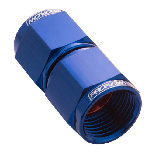Proflow Female Flare Union Swivel Hose End Straight -06AN, Blue