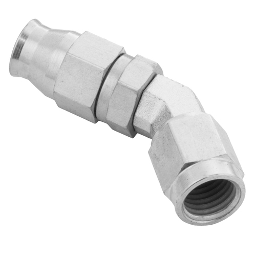 Proflow Stainless Steel 45 Degree Hose End Hose End For -03AN PTFE Hose