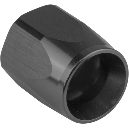 Proflow Replacement Hose End Socket Nut -04AN, Aluminium, Black