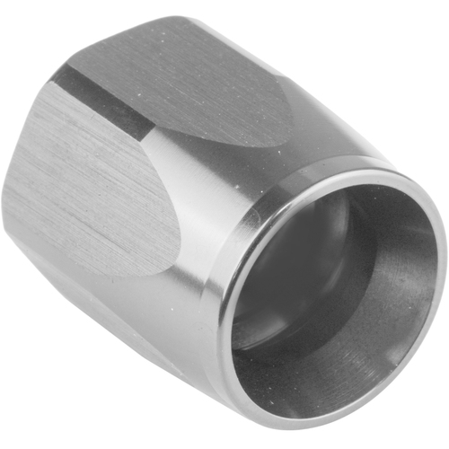 Proflow Replacement Hose End Socket Nut -04AN, Aluminium, Silver