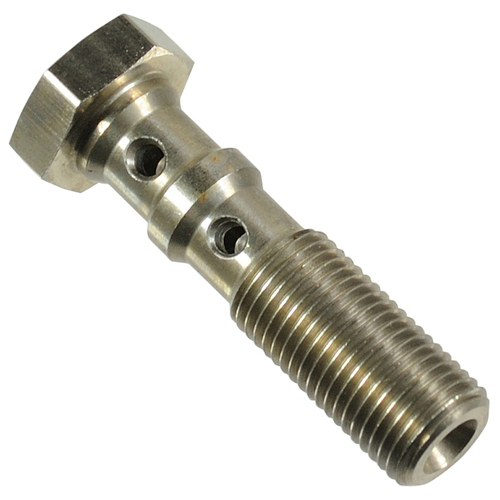 Proflow Stainless Steel Double Banjo Bolt M10 x 1.00 30mm Long