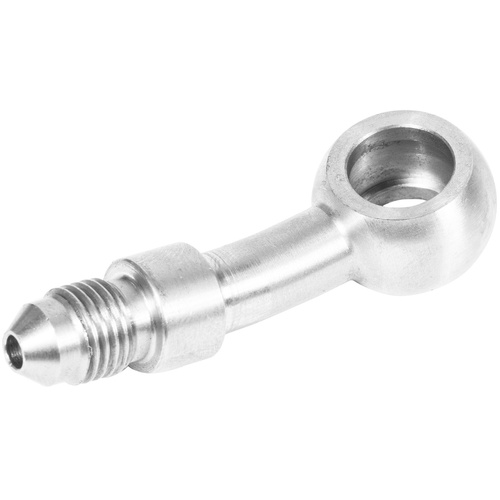 Proflow Chrome -03AN To 20 Degree Banjo Brake Hose End 10mm / 3/8