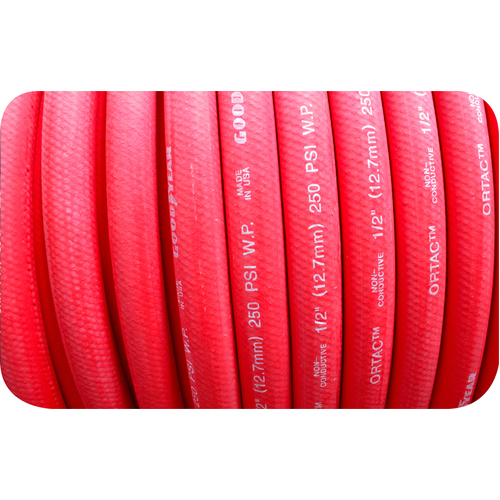 Proflow RED PUSH ON RUBBER FUEL HOSE -12 PER MT (3/4') GOODYEAR
