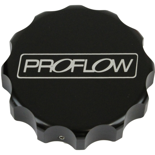Proflow Billet Radiator Cap Cover Small, Black
