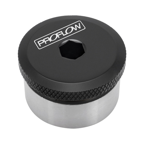 Proflow Oil Filler Cap, Weld-On, Steel Bung with Aluminium Cap, For Differentials, Oil Tanks, 1.50'', Each