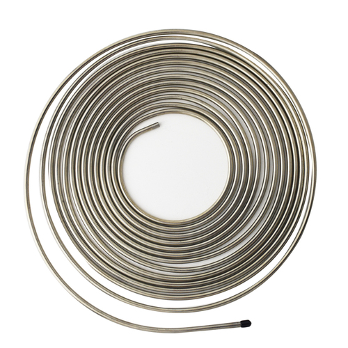 Proflow Steel 3/8in. Fuel/Vacuum Line Tube, 20Ft Coil