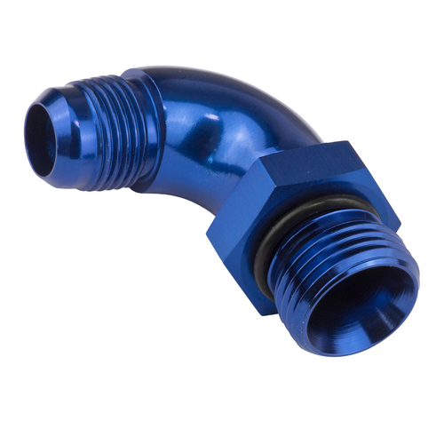 Proflow 90 Degree Male Fitting Orb Hose End To -04AN, Blue