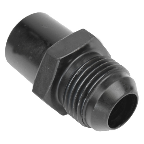 Proflow Valve Cover Breather Adaptor Hose End To -10AN, Black, For Nissan RB26