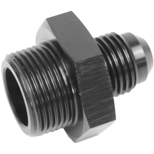 Proflow Valve Cover Breather Adaptor Hose End To -06AN, Black, For Holden Commodore VL, For Nissan RB